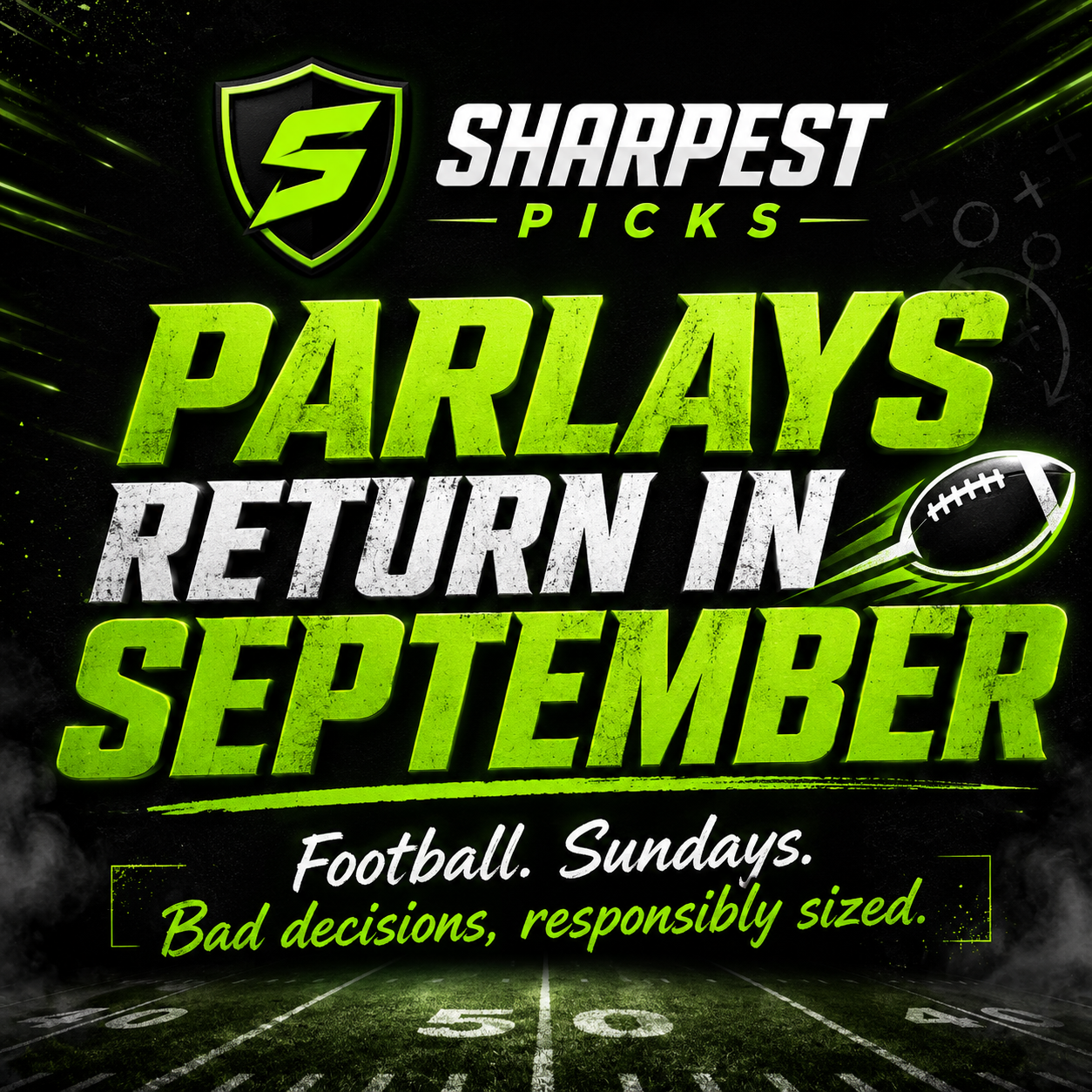 Parlays return in September — football Sundays